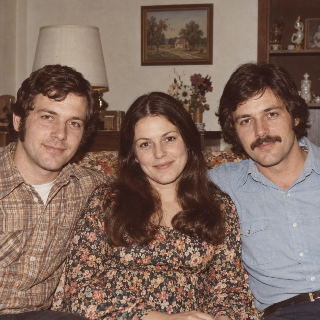 Restaureret historisk foto med fremhævede konturer og detaljer